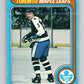 1979-80 O-Pee-Chee #336 Joel Quenneville  RC Rookie Toronto Maple Leafs  V20177