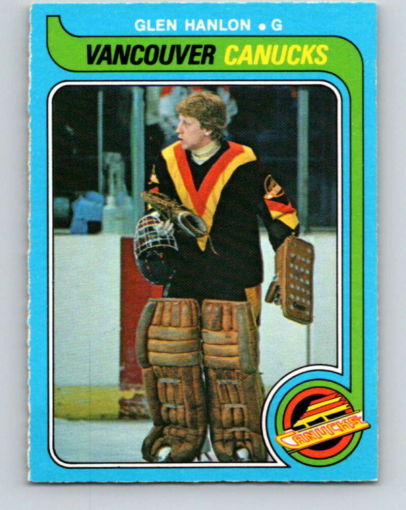 1979-80 O-Pee-Chee #337 Glen Hanlon  RC Rookie Vancouver Canucks  V20184