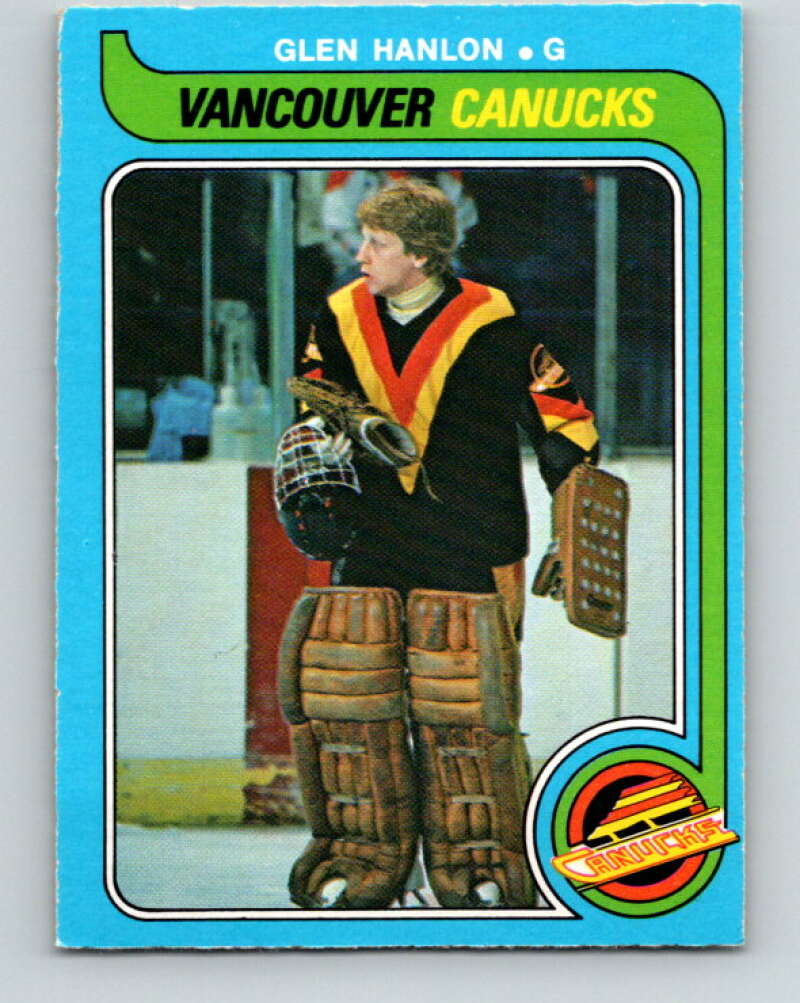 1979-80 O-Pee-Chee #337 Glen Hanlon  RC Rookie Vancouver Canucks  V20185