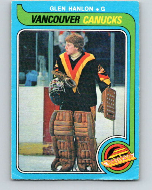 1979-80 O-Pee-Chee #337 Glen Hanlon  RC Rookie Vancouver Canucks  V20186