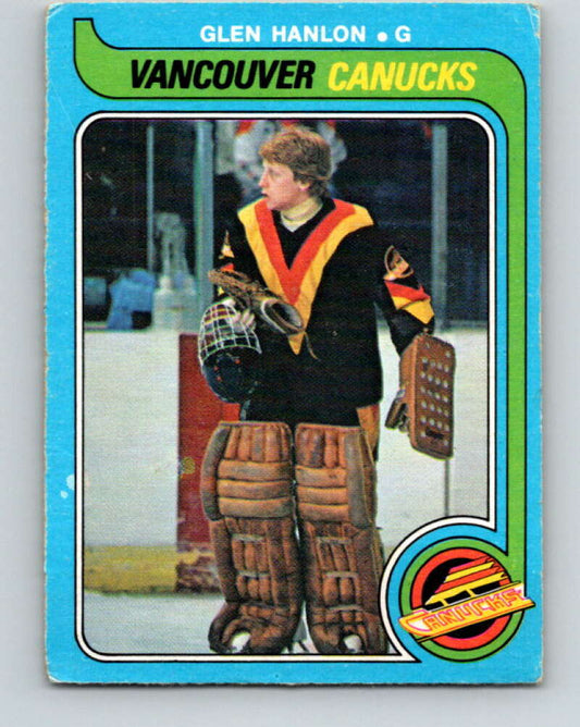 1979-80 O-Pee-Chee #337 Glen Hanlon  RC Rookie Vancouver Canucks  V20188