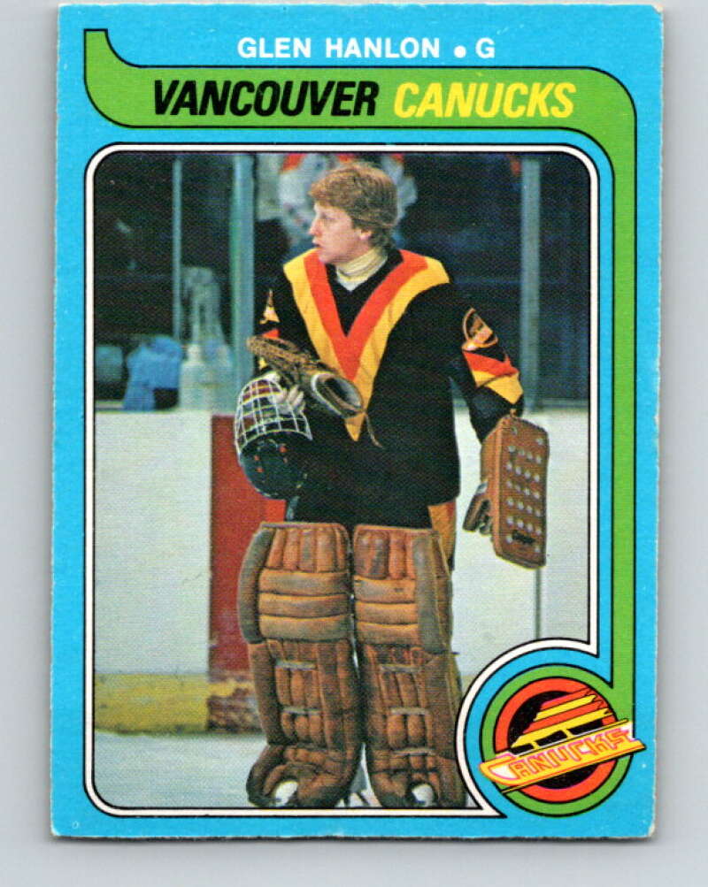 1979-80 O-Pee-Chee #337 Glen Hanlon  RC Rookie Vancouver Canucks  V20189