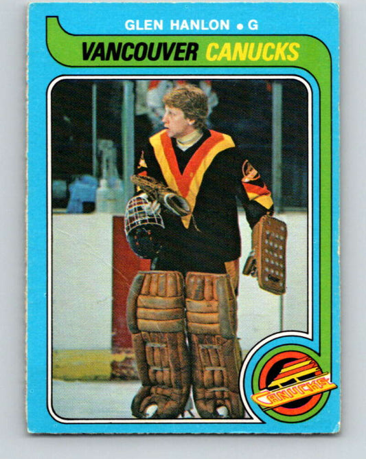 1979-80 O-Pee-Chee #337 Glen Hanlon  RC Rookie Vancouver Canucks  V20190