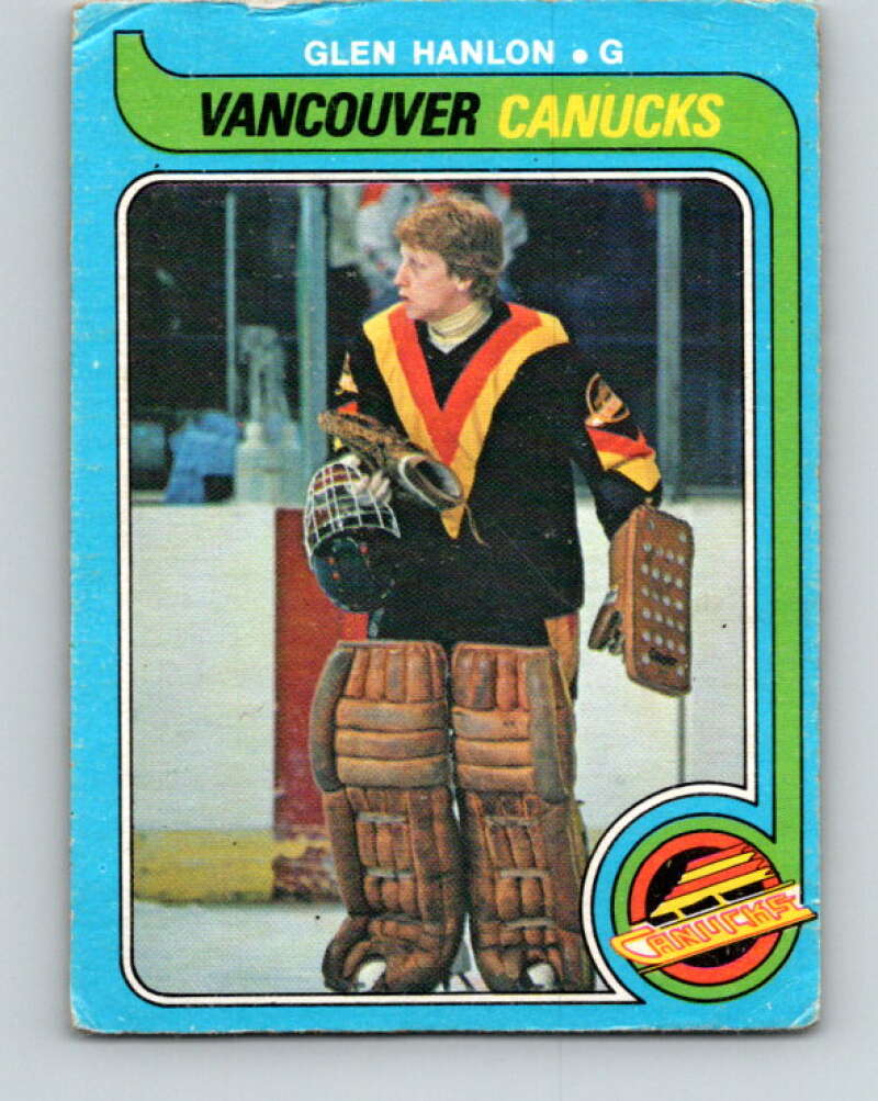 1979-80 O-Pee-Chee #337 Glen Hanlon  RC Rookie Vancouver Canucks  V20192