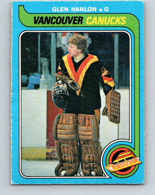 1979-80 O-Pee-Chee #337 Glen Hanlon  RC Rookie Vancouver Canucks  V20193