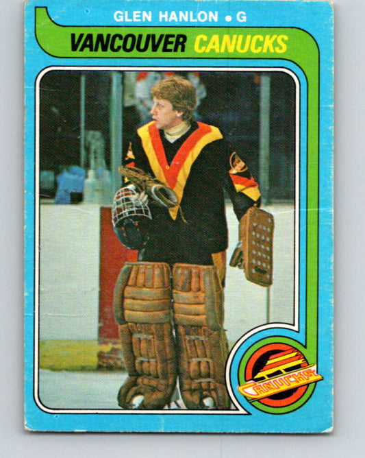 1979-80 O-Pee-Chee #337 Glen Hanlon  RC Rookie Vancouver Canucks  V20195