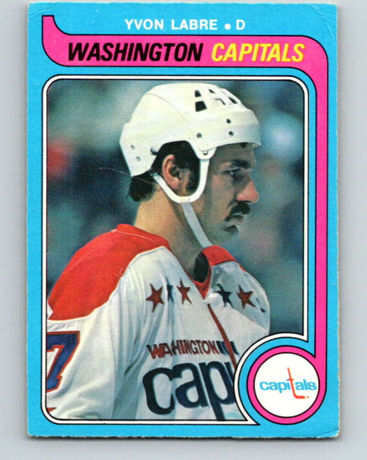 1979-80 O-Pee-Chee #343 Yvon Labre  Washington Capitals  V20255