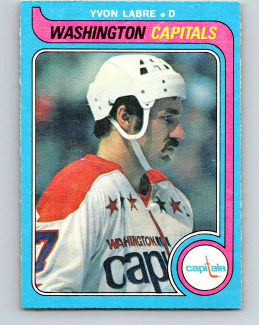 1979-80 O-Pee-Chee #343 Yvon Labre  Washington Capitals  V20256