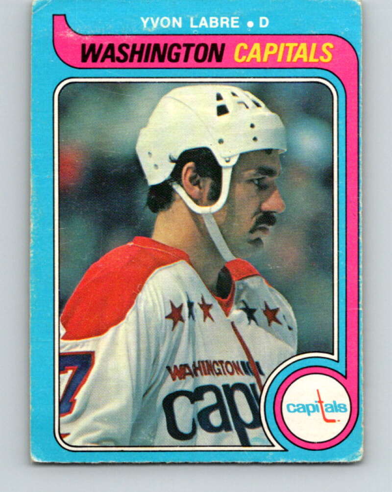 1979-80 O-Pee-Chee #343 Yvon Labre  Washington Capitals  V20258