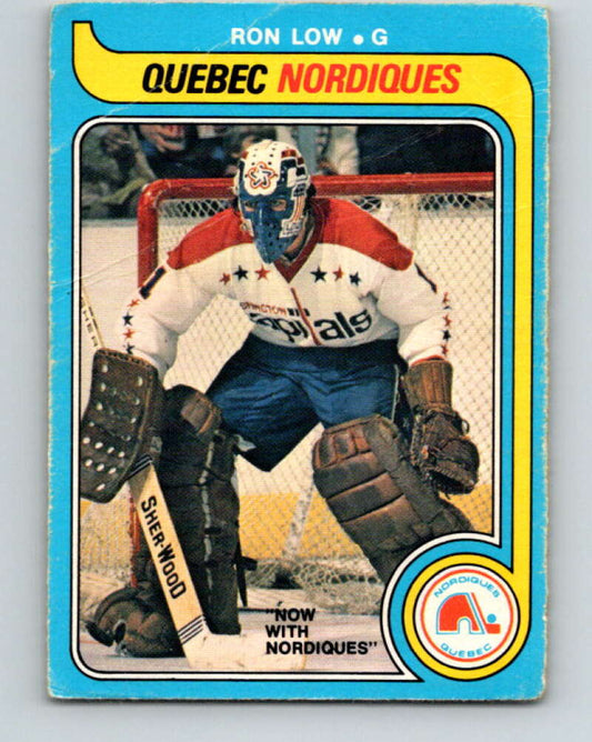 1979-80 O-Pee-Chee #348 Ron Low  Quebec Nordiques  V20300