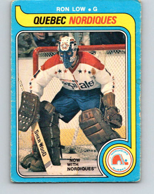 1979-80 O-Pee-Chee #348 Ron Low  Quebec Nordiques  V20302
