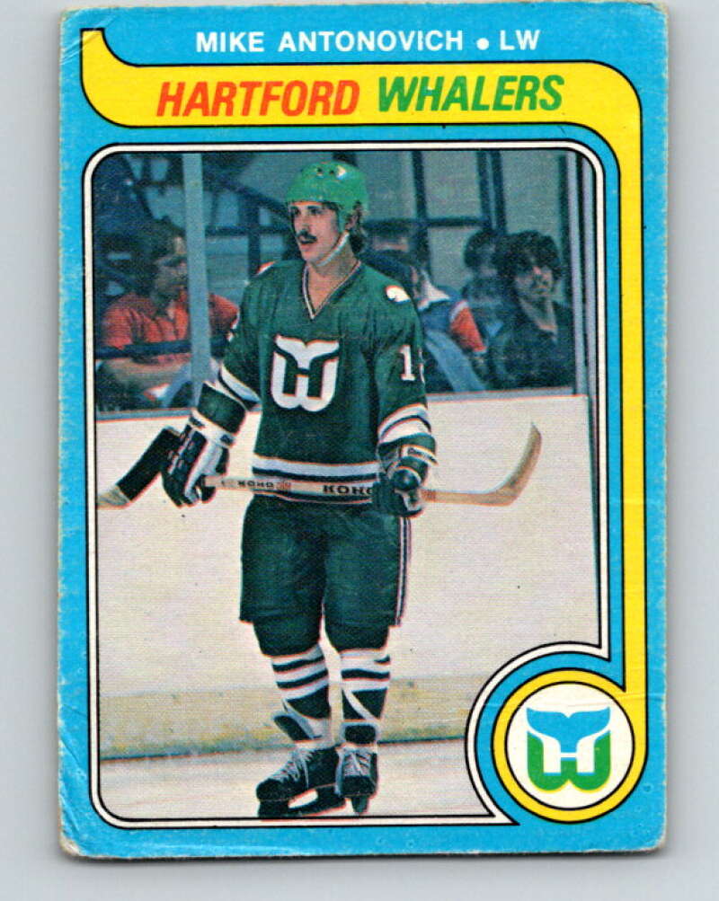 1979-80 O-Pee-Chee #349 Mike Antonovich  Hartford Whalers  V20303