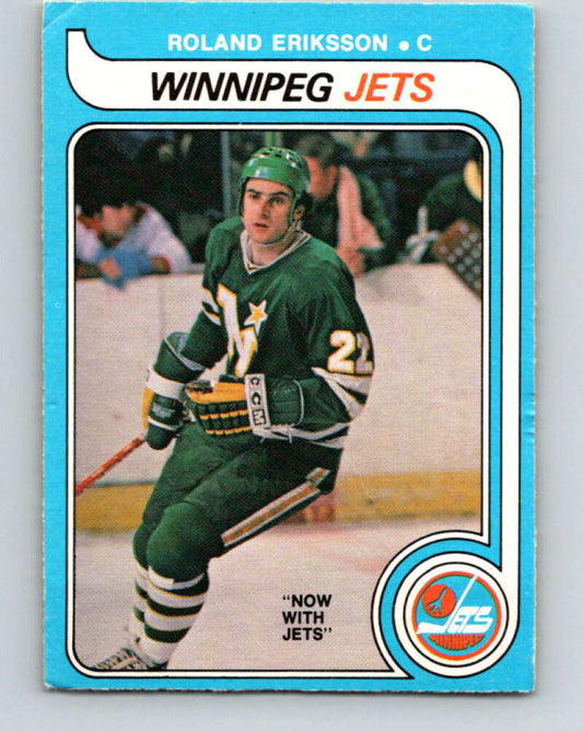 1979-80 O-Pee-Chee #350 Roland Eriksson  Winnipeg Jets  V20316
