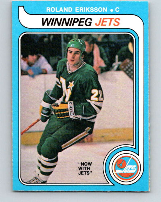 1979-80 O-Pee-Chee #350 Roland Eriksson  Winnipeg Jets  V20319