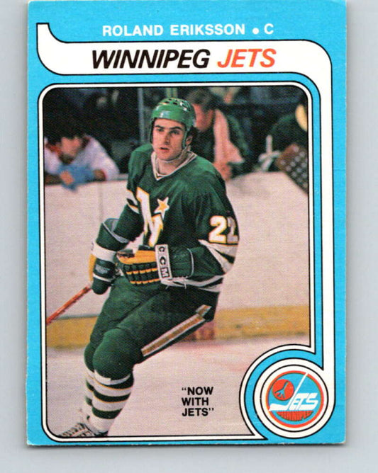 1979-80 O-Pee-Chee #350 Roland Eriksson  Winnipeg Jets  V20323