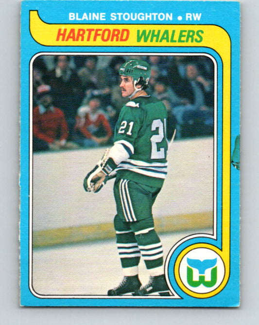 1979-80 O-Pee-Chee #356 Blaine Stoughton  Hartford Whalers  V20374