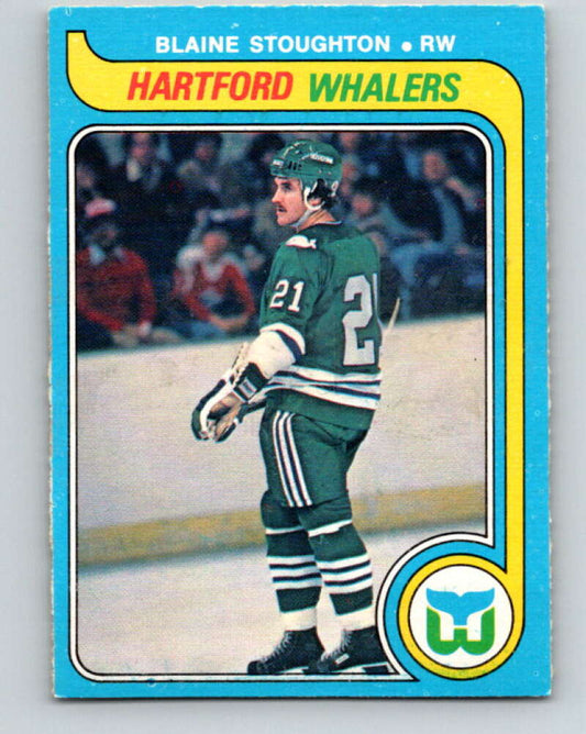 1979-80 O-Pee-Chee #356 Blaine Stoughton  Hartford Whalers  V20375