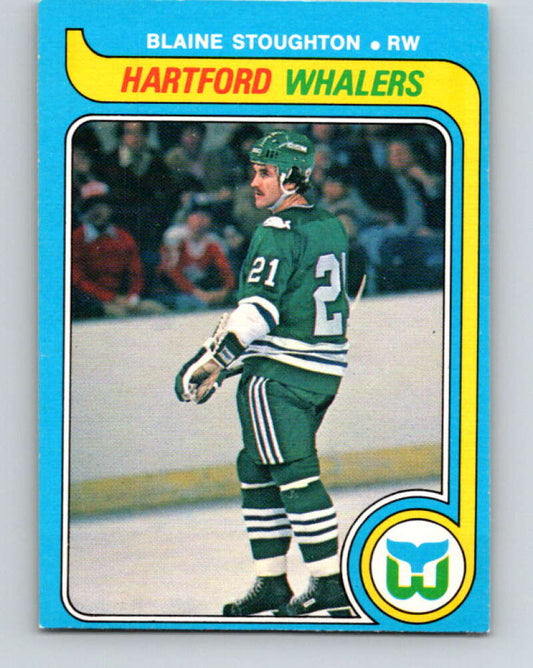 1979-80 O-Pee-Chee #356 Blaine Stoughton  Hartford Whalers  V20376