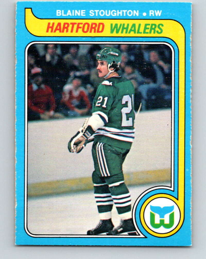 1979-80 O-Pee-Chee #356 Blaine Stoughton  Hartford Whalers  V20378