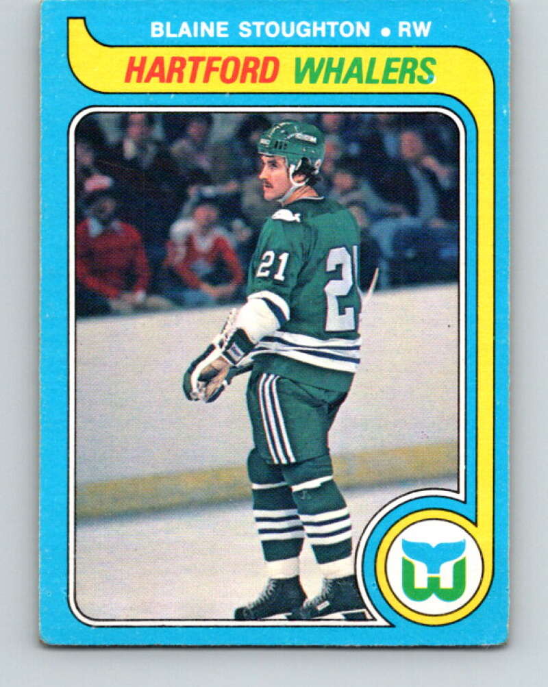 1979-80 O-Pee-Chee #356 Blaine Stoughton  Hartford Whalers  V20379