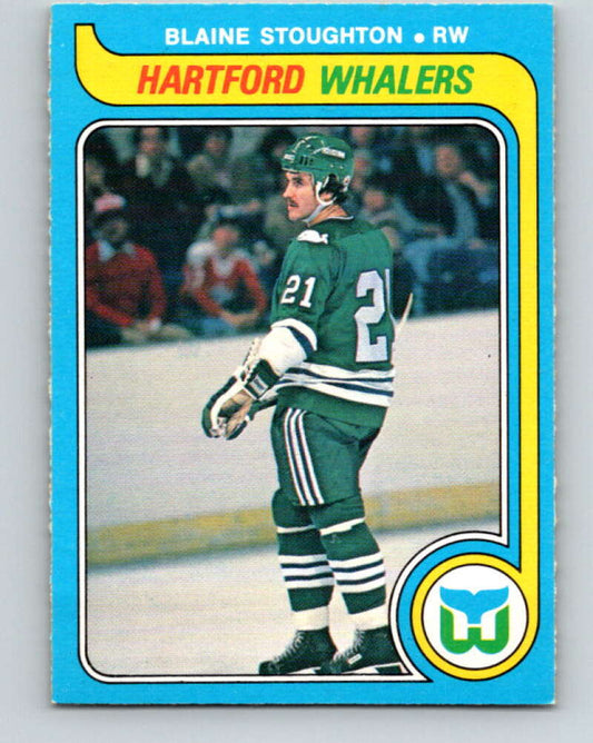 1979-80 O-Pee-Chee #356 Blaine Stoughton  Hartford Whalers  V20380