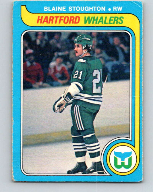 1979-80 O-Pee-Chee #356 Blaine Stoughton  Hartford Whalers  V20383