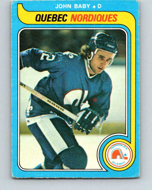 1979-80 O-Pee-Chee #357 John Baby  Quebec Nordiques  V20386