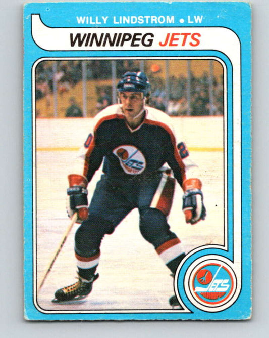 1979-80 O-Pee-Chee #368 Willy Lindstrom  Winnipeg Jets  V20481