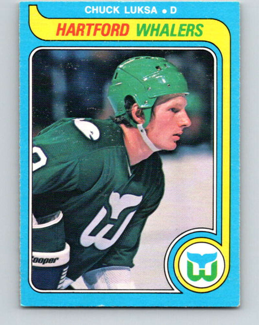 1979-80 O-Pee-Chee #370 Chuck Luksa  RC Rookie Hartford Whalers  V20498