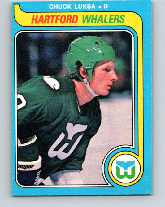 1979-80 O-Pee-Chee #370 Chuck Luksa  RC Rookie Hartford Whalers  V20499