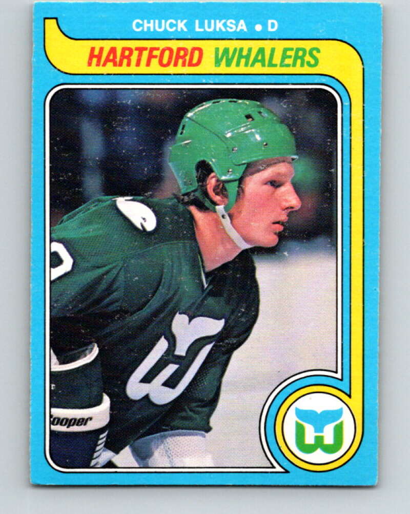 1979-80 O-Pee-Chee #370 Chuck Luksa  RC Rookie Hartford Whalers  V20503