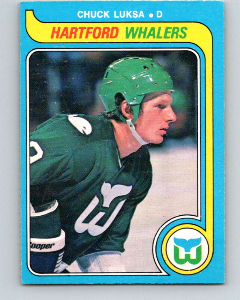 1979-80 O-Pee-Chee #370 Chuck Luksa  RC Rookie Hartford Whalers  V20505