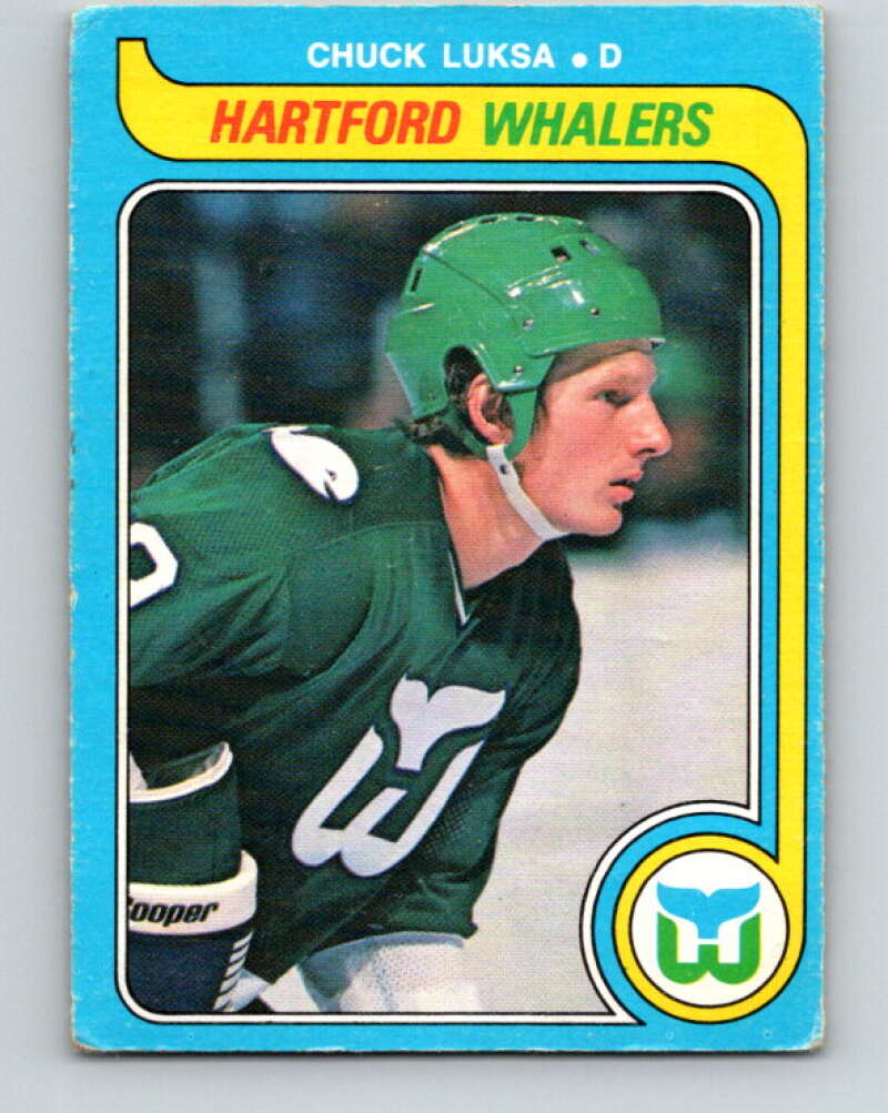 1979-80 O-Pee-Chee #370 Chuck Luksa  RC Rookie Hartford Whalers  V20506