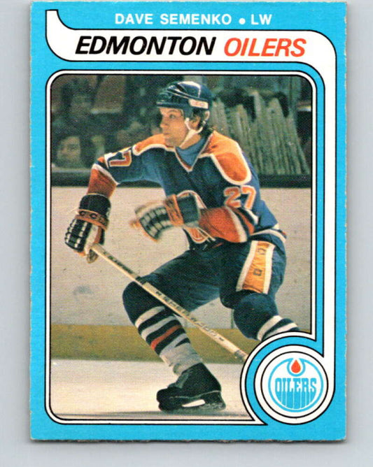 1979-80 O-Pee-Chee #371 Dave Semenko  RC Rookie Edmonton Oilers  V20507