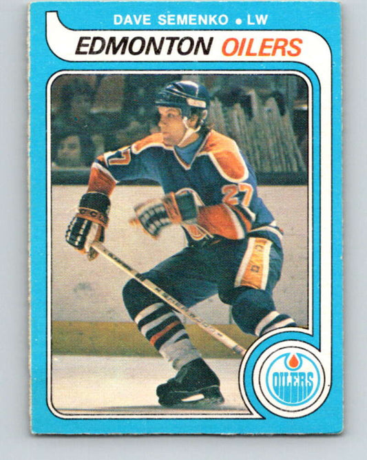 1979-80 O-Pee-Chee #371 Dave Semenko  RC Rookie Edmonton Oilers  V20508