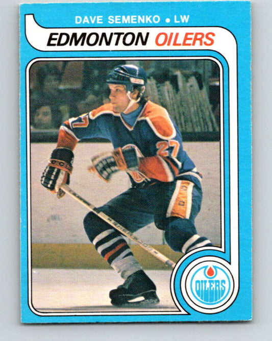 1979-80 O-Pee-Chee #371 Dave Semenko  RC Rookie Edmonton Oilers  V20510