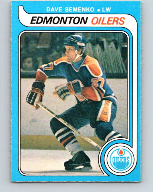 1979-80 O-Pee-Chee #371 Dave Semenko  RC Rookie Edmonton Oilers  V20511