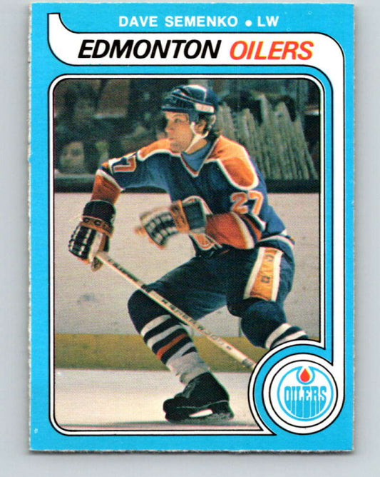 1979-80 O-Pee-Chee #371 Dave Semenko  RC Rookie Edmonton Oilers  V20512