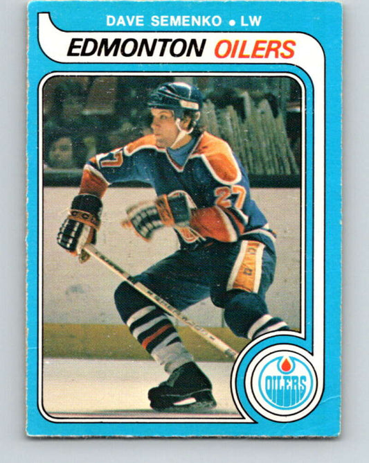 1979-80 O-Pee-Chee #371 Dave Semenko  RC Rookie Edmonton Oilers  V20513