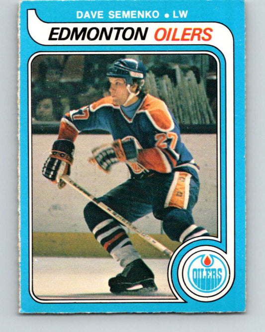 1979-80 O-Pee-Chee #371 Dave Semenko  RC Rookie Edmonton Oilers  V20514