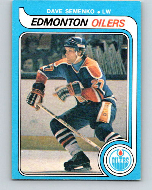 1979-80 O-Pee-Chee #371 Dave Semenko  RC Rookie Edmonton Oilers  V20516