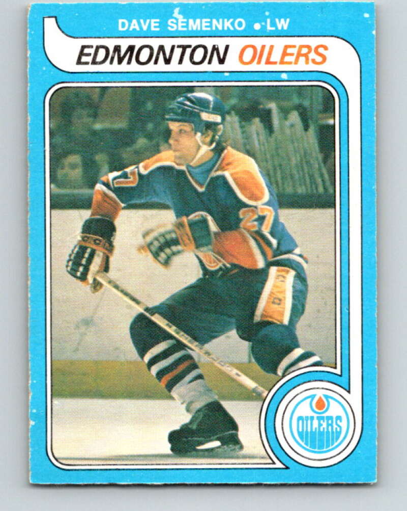 1979-80 O-Pee-Chee #371 Dave Semenko  RC Rookie Edmonton Oilers  V20517