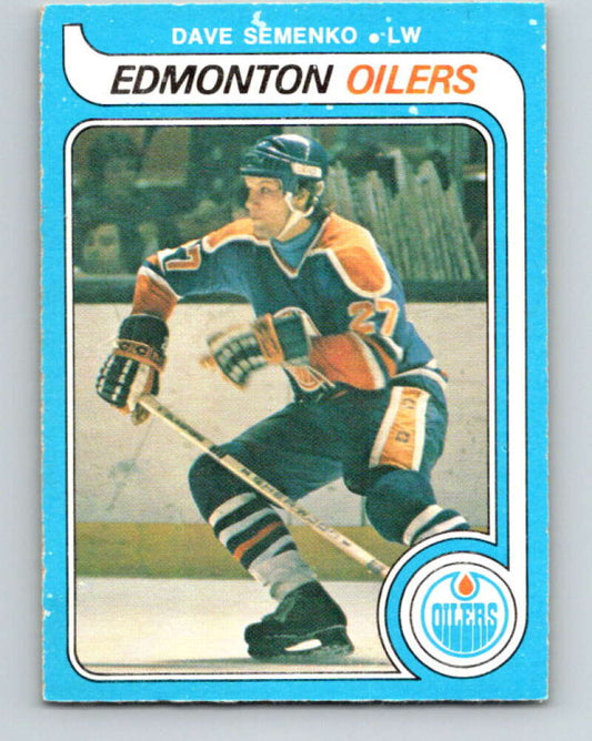 1979-80 O-Pee-Chee #371 Dave Semenko  RC Rookie Edmonton Oilers  V20517
