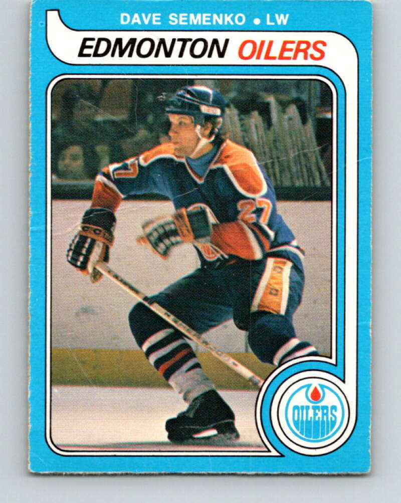 1979-80 O-Pee-Chee #371 Dave Semenko  RC Rookie Edmonton Oilers  V20518