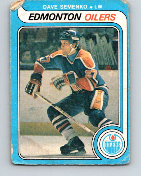 1979-80 O-Pee-Chee #371 Dave Semenko  RC Rookie Edmonton Oilers  V20519