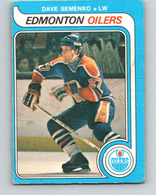 1979-80 O-Pee-Chee #371 Dave Semenko  RC Rookie Edmonton Oilers  V20520
