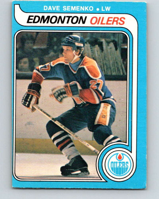 1979-80 O-Pee-Chee #371 Dave Semenko  RC Rookie Edmonton Oilers  V20521