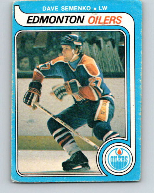 1979-80 O-Pee-Chee #371 Dave Semenko  RC Rookie Edmonton Oilers  V20522