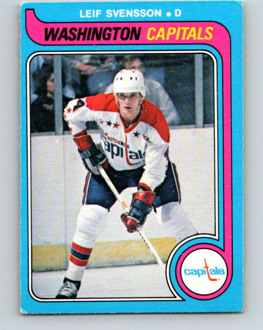 1979-80 O-Pee-Chee #374 Leif Svensson  RC Rookie Washington Capitals  V20546