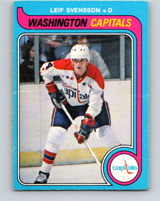 1979-80 O-Pee-Chee #374 Leif Svensson  RC Rookie Washington Capitals  V20548